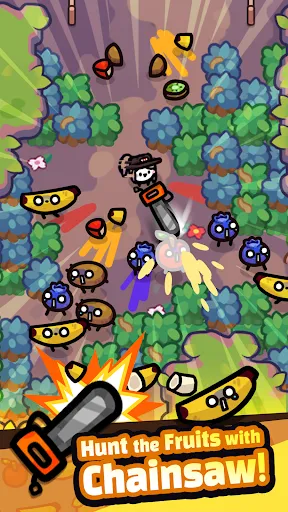 Gameplay screenshot 1 from Chainsaw Juice King: Idle Shop - Arcade game