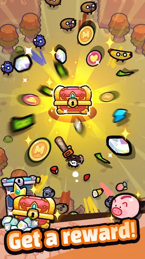 Gameplay screenshot 4 from Chainsaw Juice King: Idle Shop - Arcade game